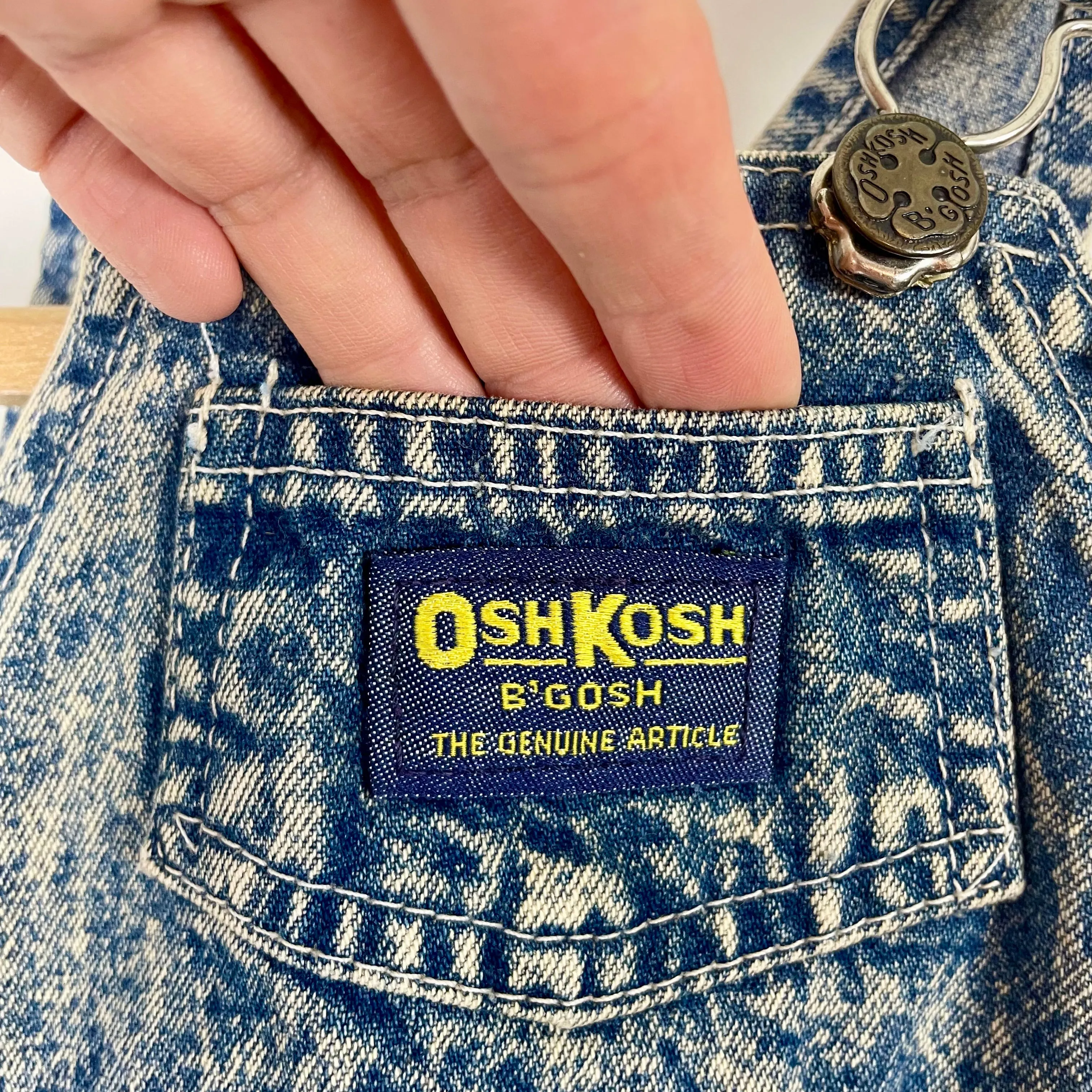 1980s Osh Kosh B’gosh vestback overalls