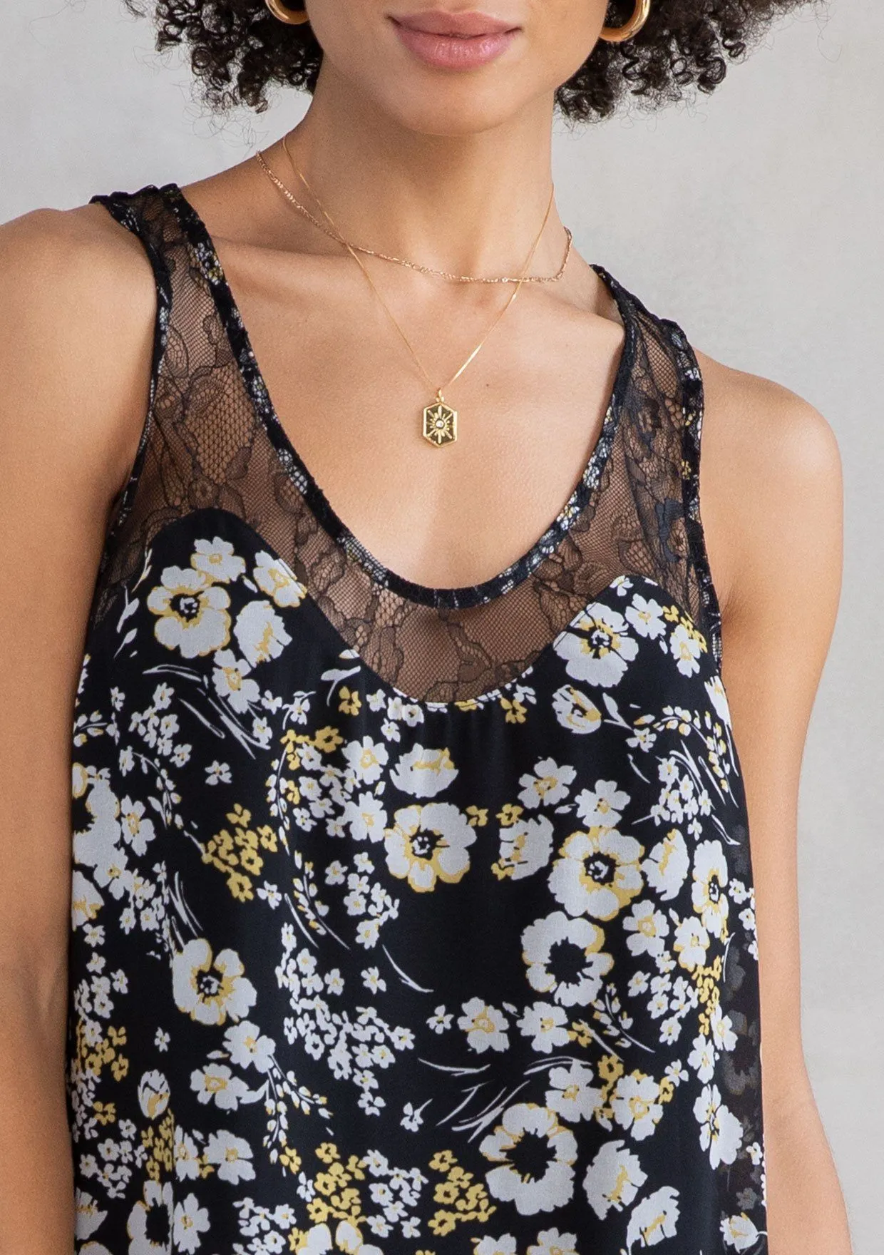 Amber Lace Tank Top