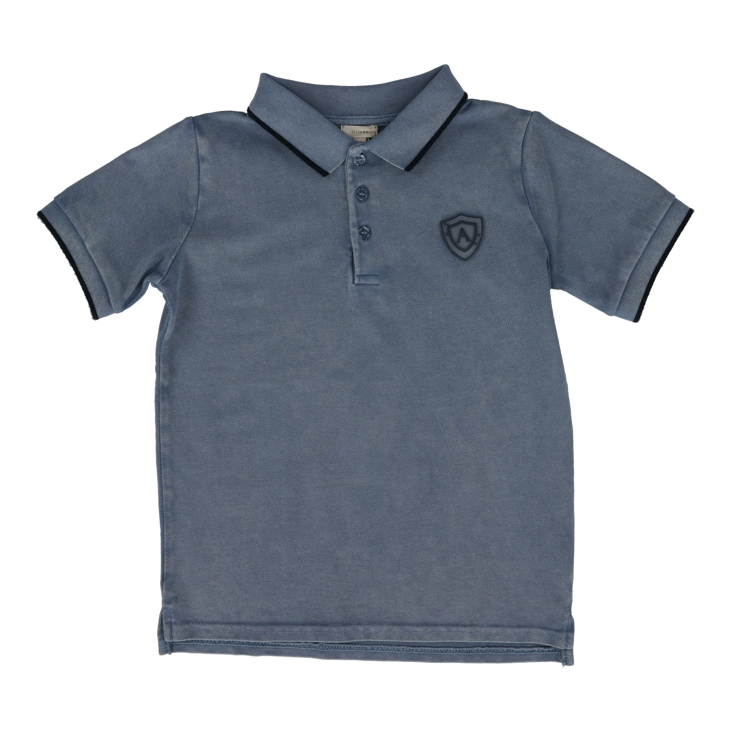 Analogie Logo Polo Short Sleeve - Denim Blue