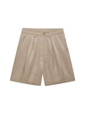 Anine Bing Carrie Short in Oatmeal Linen Blend