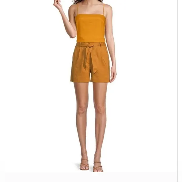 Antonio Melani Amee Linen High Rise Coordinating Shorts