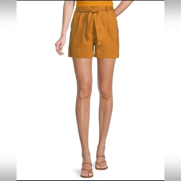 Antonio Melani Amee Linen High Rise Coordinating Shorts