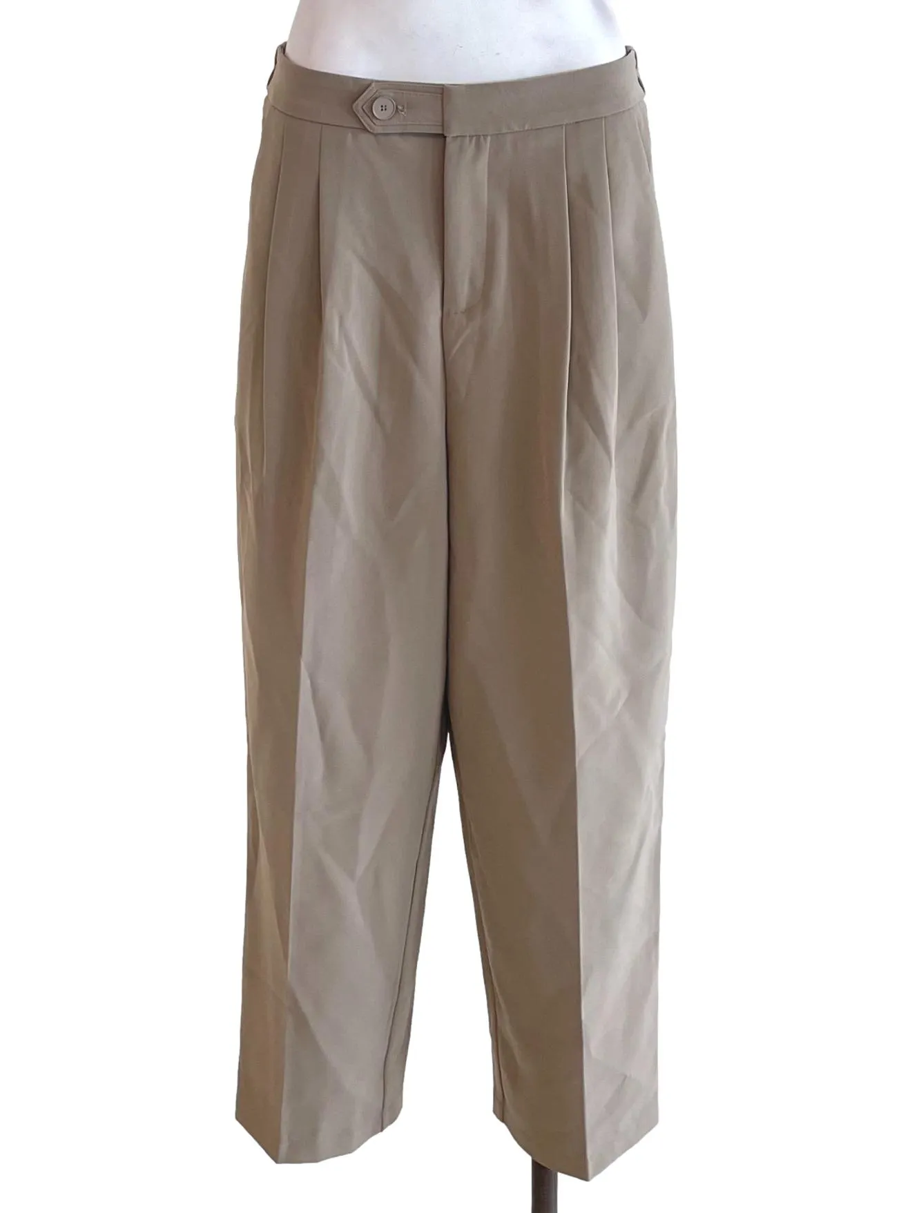 Ash Brown Pegged  Trousers