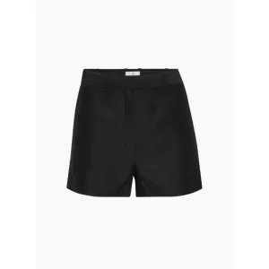 Babaton Agency Linen Mini Short in black, size 0