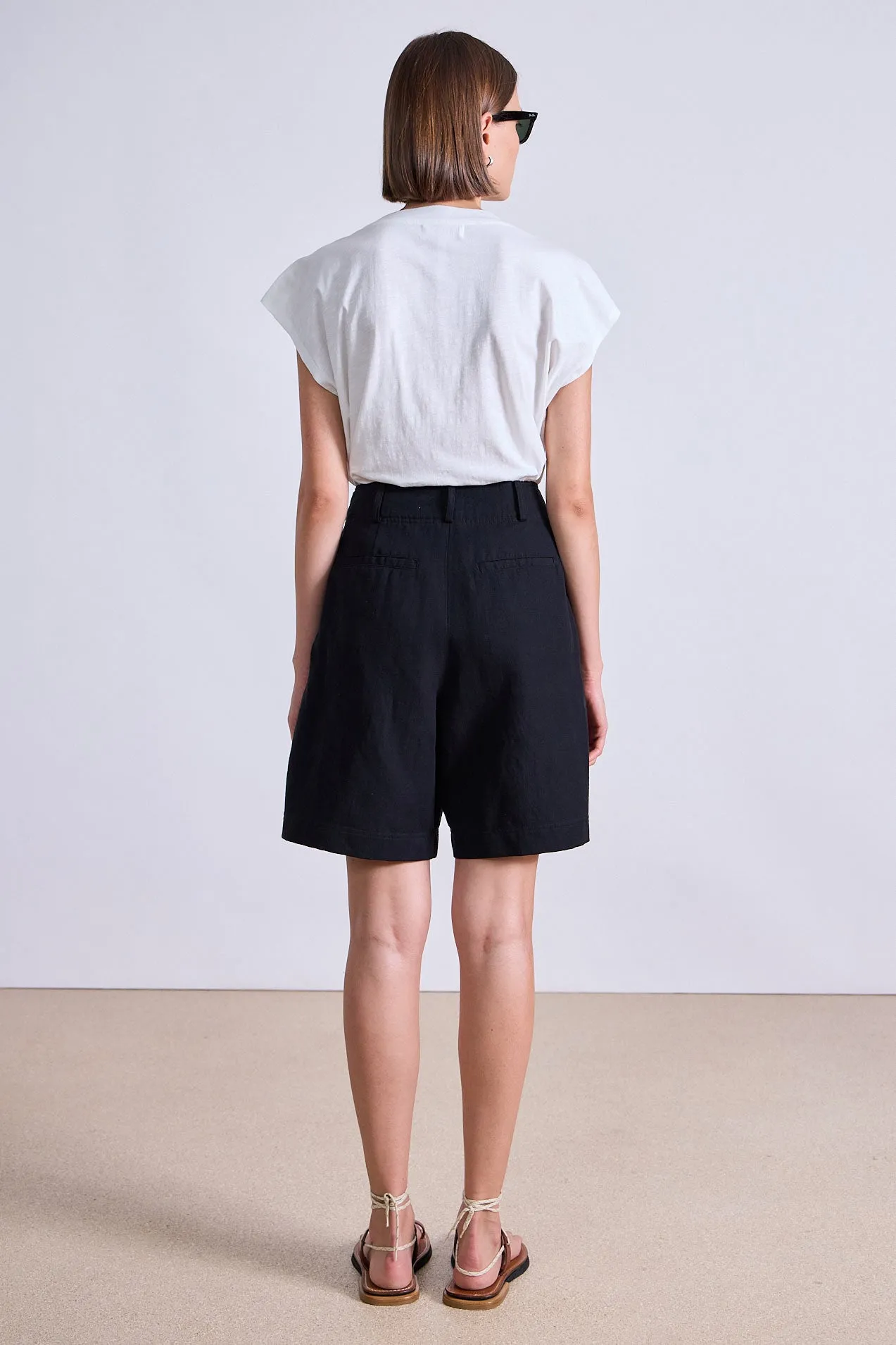 Bari Midi Short in Black