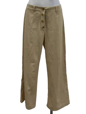 Beige Button Down Pants