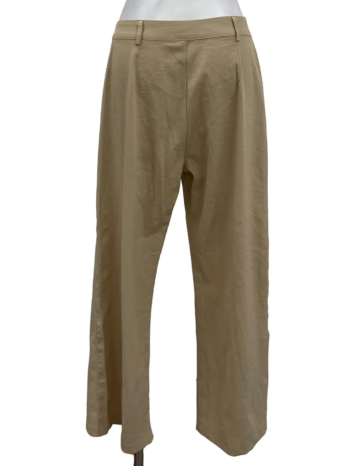 Beige Button Down Pants