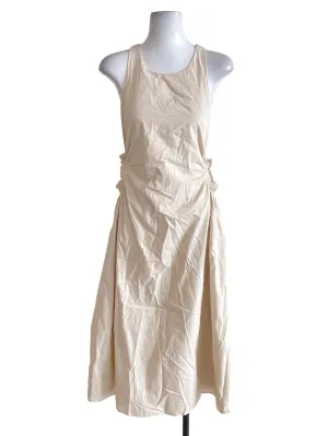 Beige Hollow Waist Cami Dress TWL