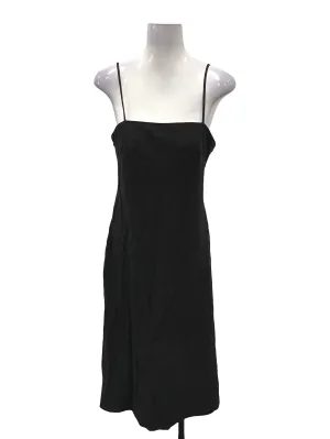 Black Halter Cami Midi Dress