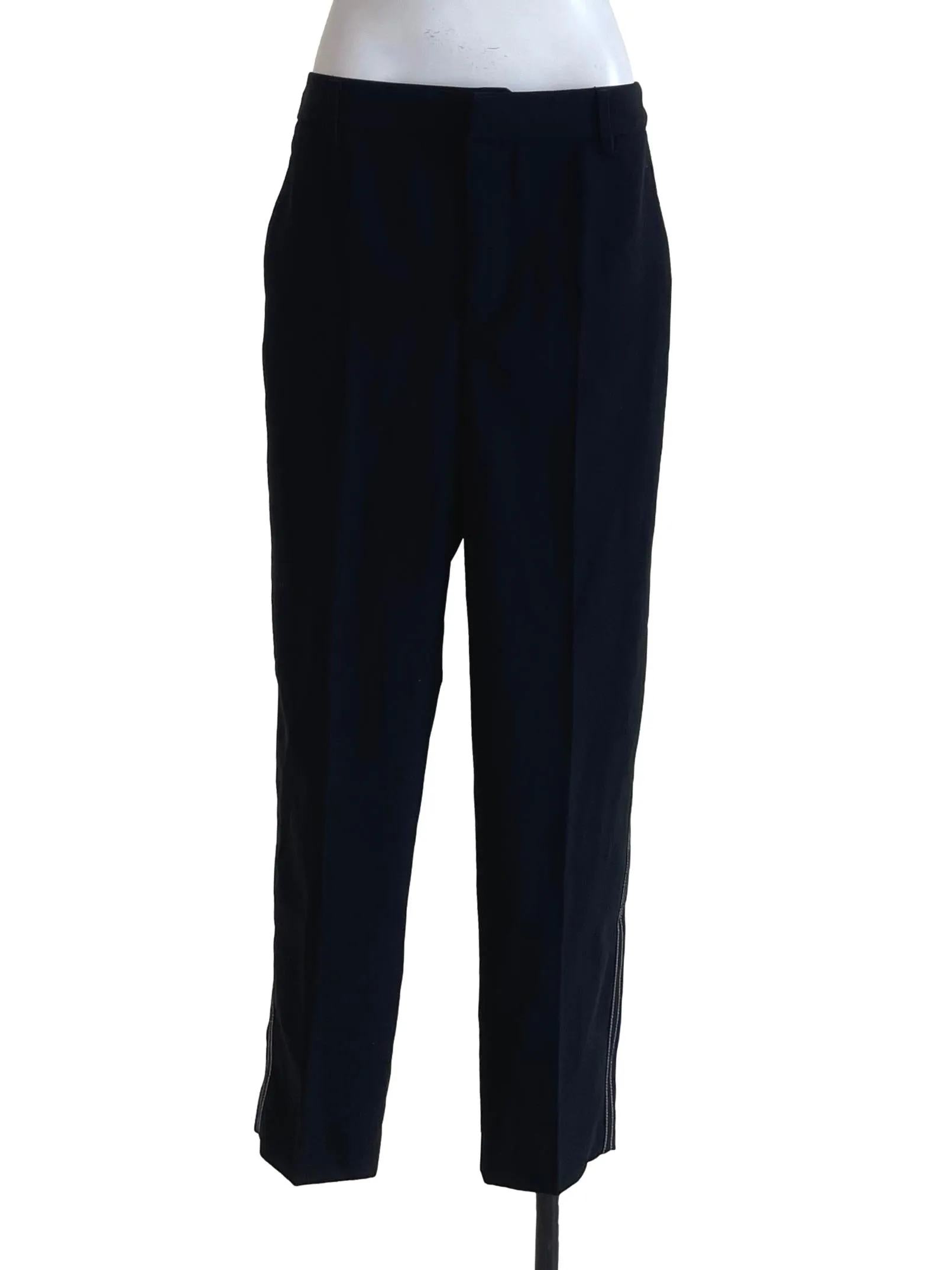 Black Plain Trousers