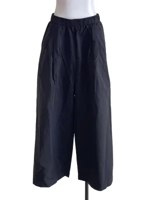 Black Pleated Baggy Pants
