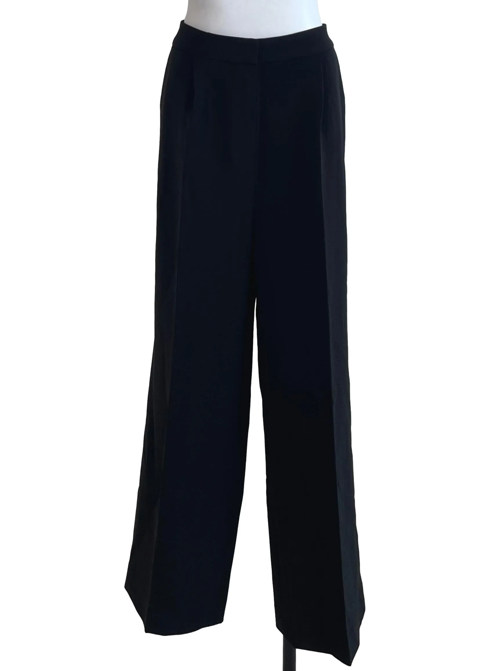 Black Pleated Formal Pants