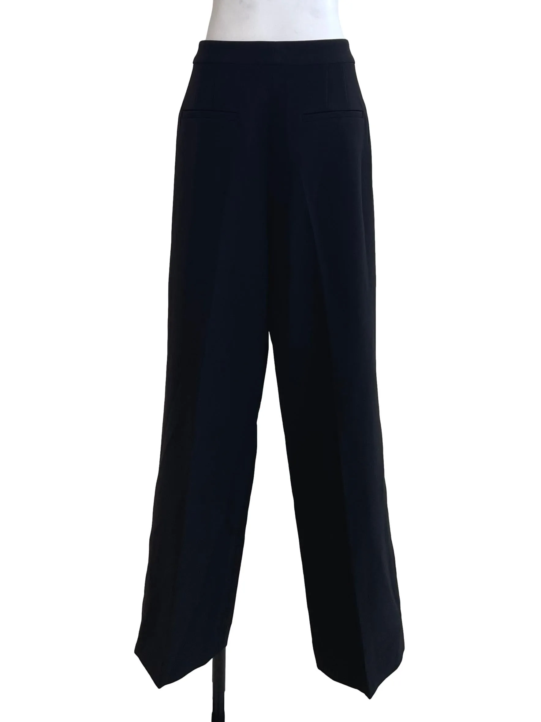 Black Pleated Formal Pants