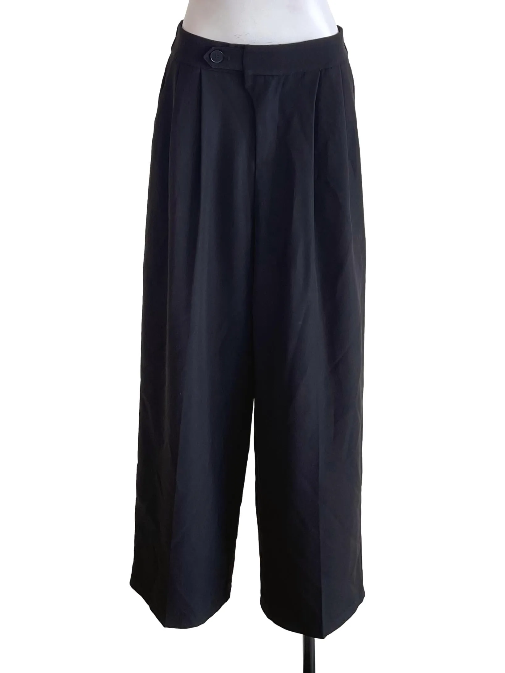 Black Pleated Formal Pants