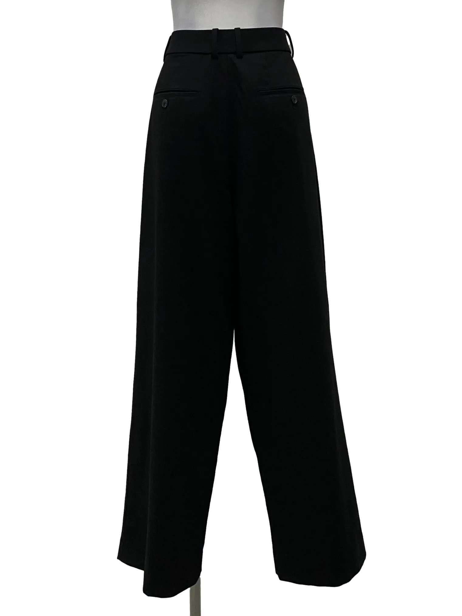 Black Straight Pants