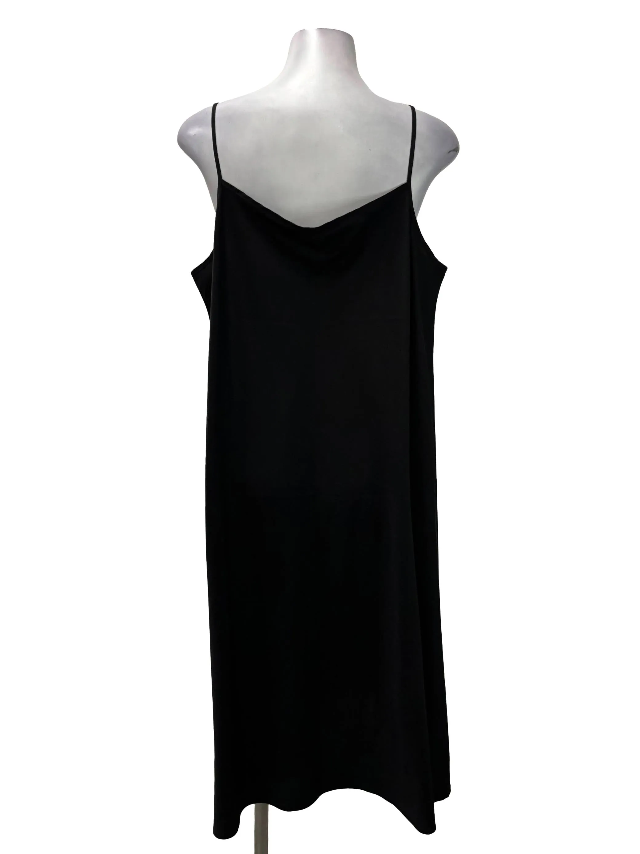 Black V-Neck Cami Dress