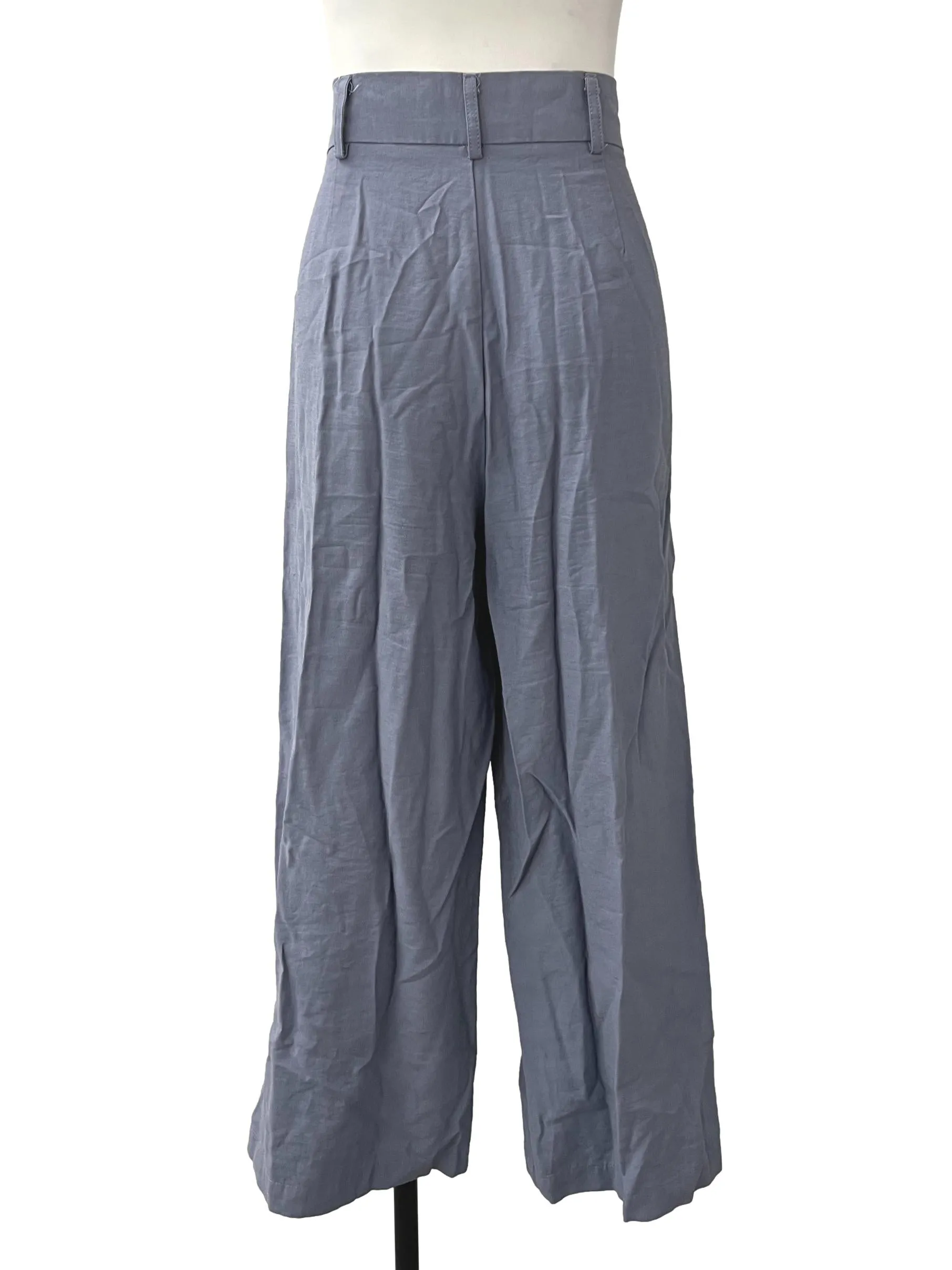 Blue Pocket Detail Trousers YHF