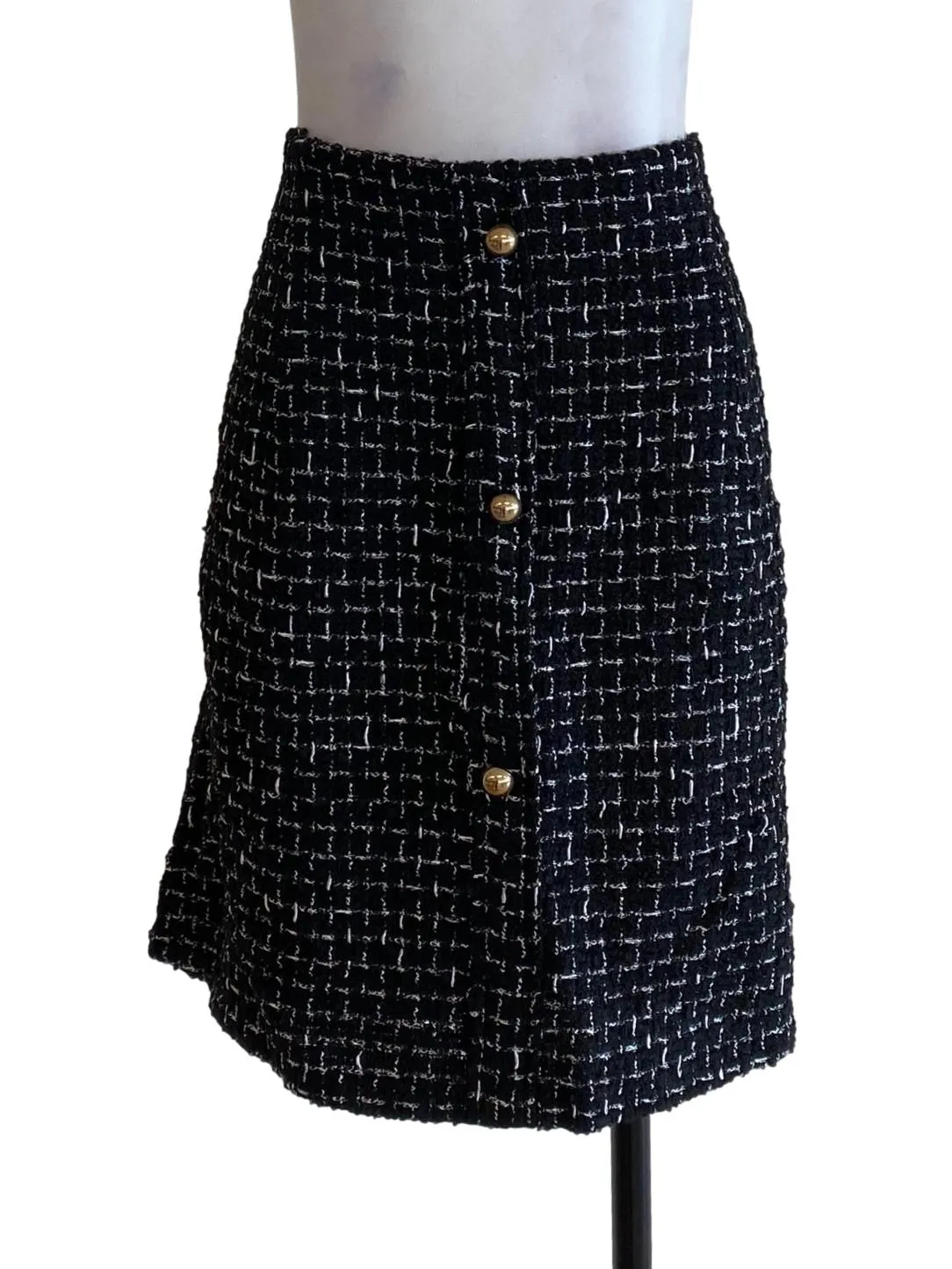Brown Pleated Straight Pants