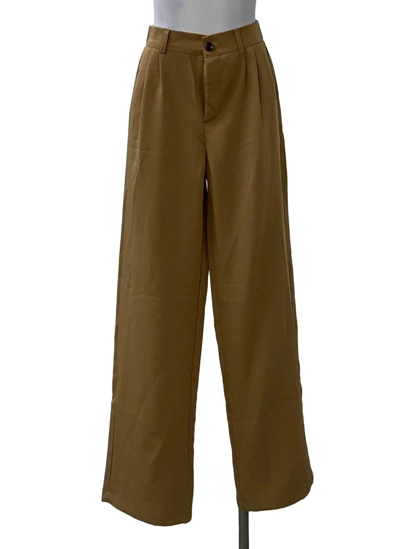 Brown Straight Pants