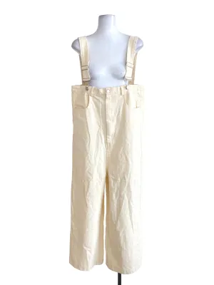 Buttermilk Yellow Suspenders Pants