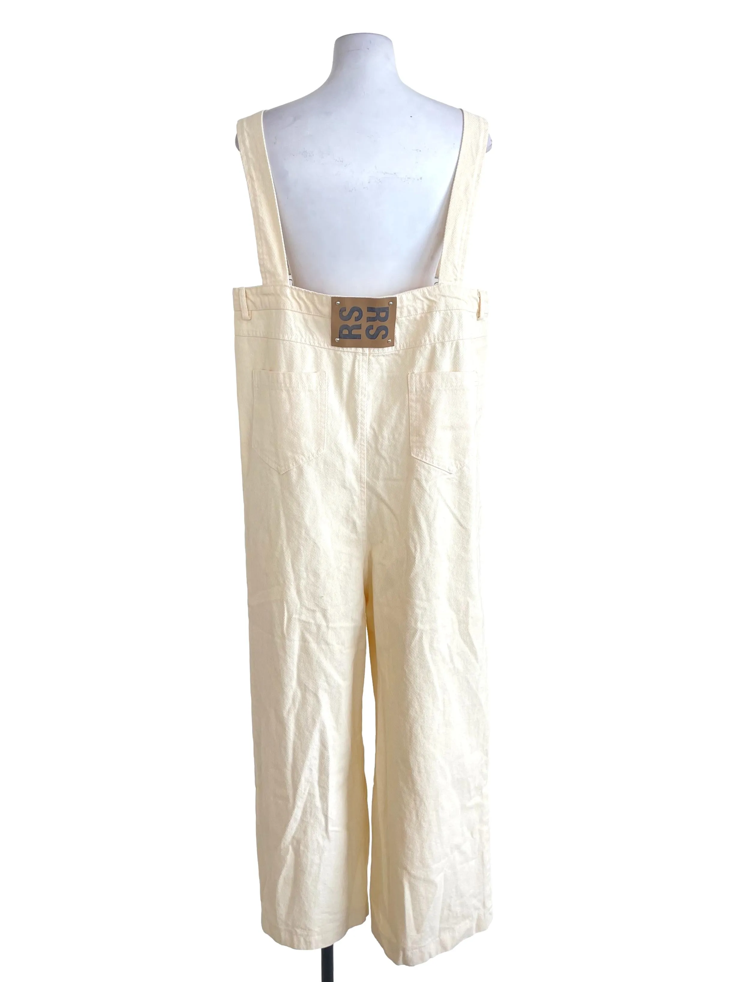 Buttermilk Yellow Suspenders Pants