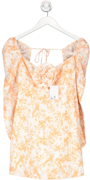 CAMI NYC Orange Swetha Dress UK XS