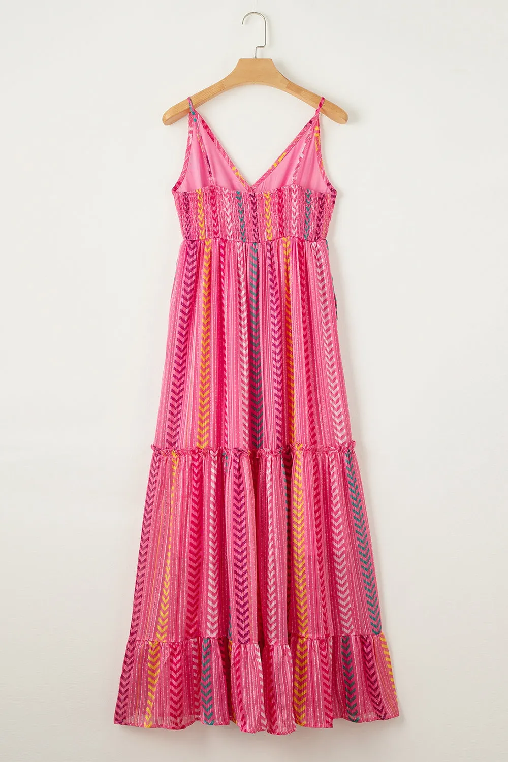Carina Printed Surplice Maxi Cami Dress