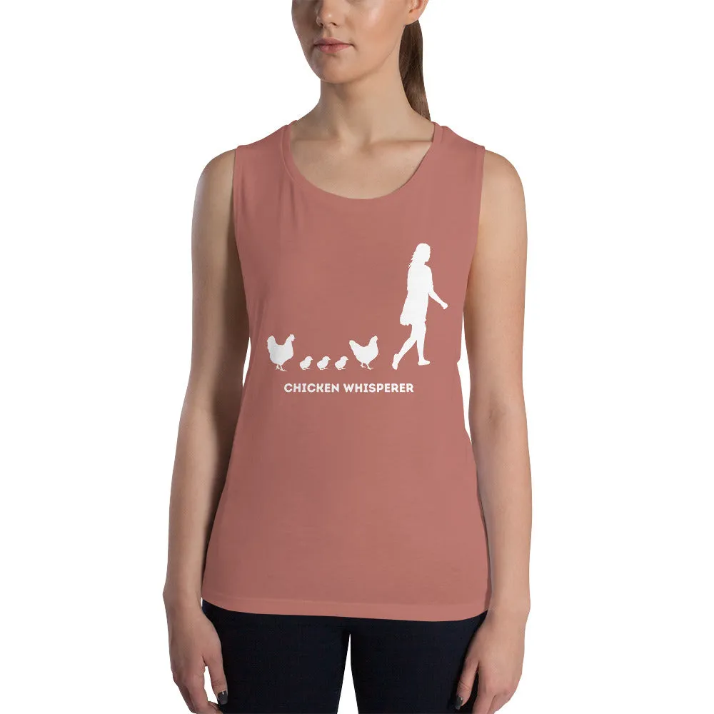 Chicken Whisperer Ladies’ Muscle Tank