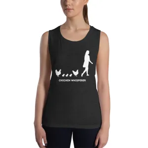 Chicken Whisperer Ladies’ Muscle Tank