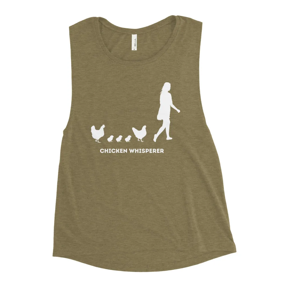 Chicken Whisperer Ladies’ Muscle Tank