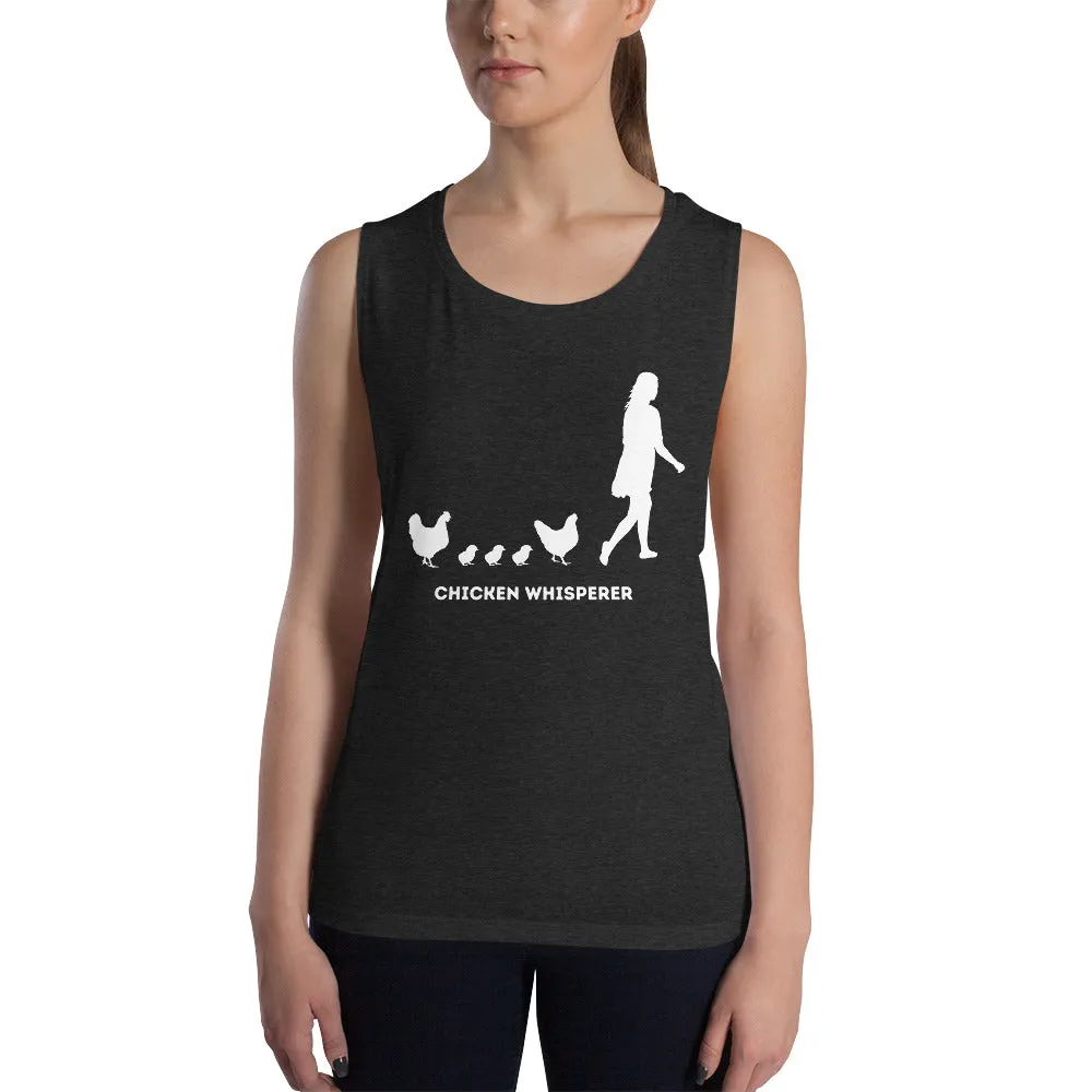 Chicken Whisperer Ladies’ Muscle Tank