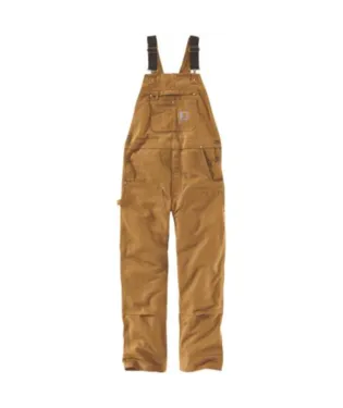 CL102776-30-28 UNLINED Overalls Bib Relaxed Fit - Carharrt Brown