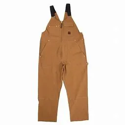 CL763716-2XL Tough Duck Bib Overall w/Zip Unlined