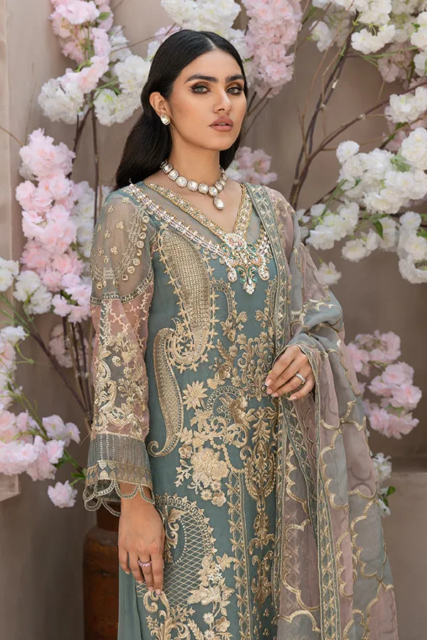 Classical Green Balsam Heavily Embellished Pakistani Kameez Salwar Suit