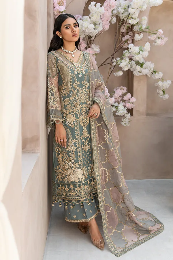 Classical Green Balsam Heavily Embellished Pakistani Kameez Salwar Suit
