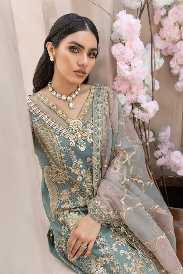 Classical Green Balsam Heavily Embellished Pakistani Kameez Salwar Suit
