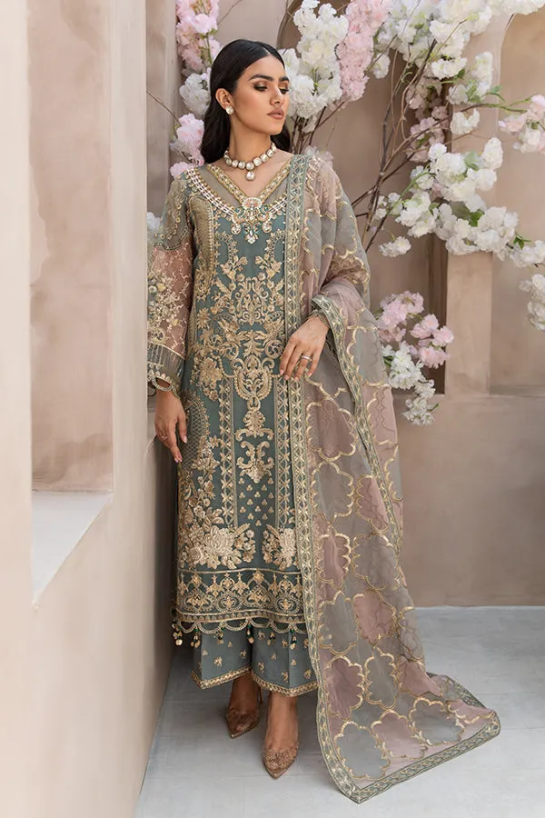 Classical Green Balsam Heavily Embellished Pakistani Kameez Salwar Suit