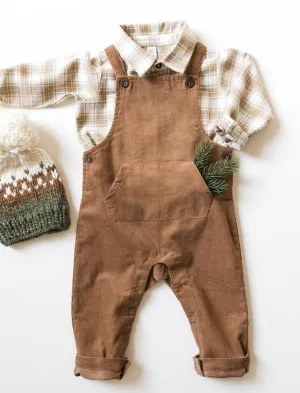 COLORED ORGANICS Leo Corduroy Overalls
