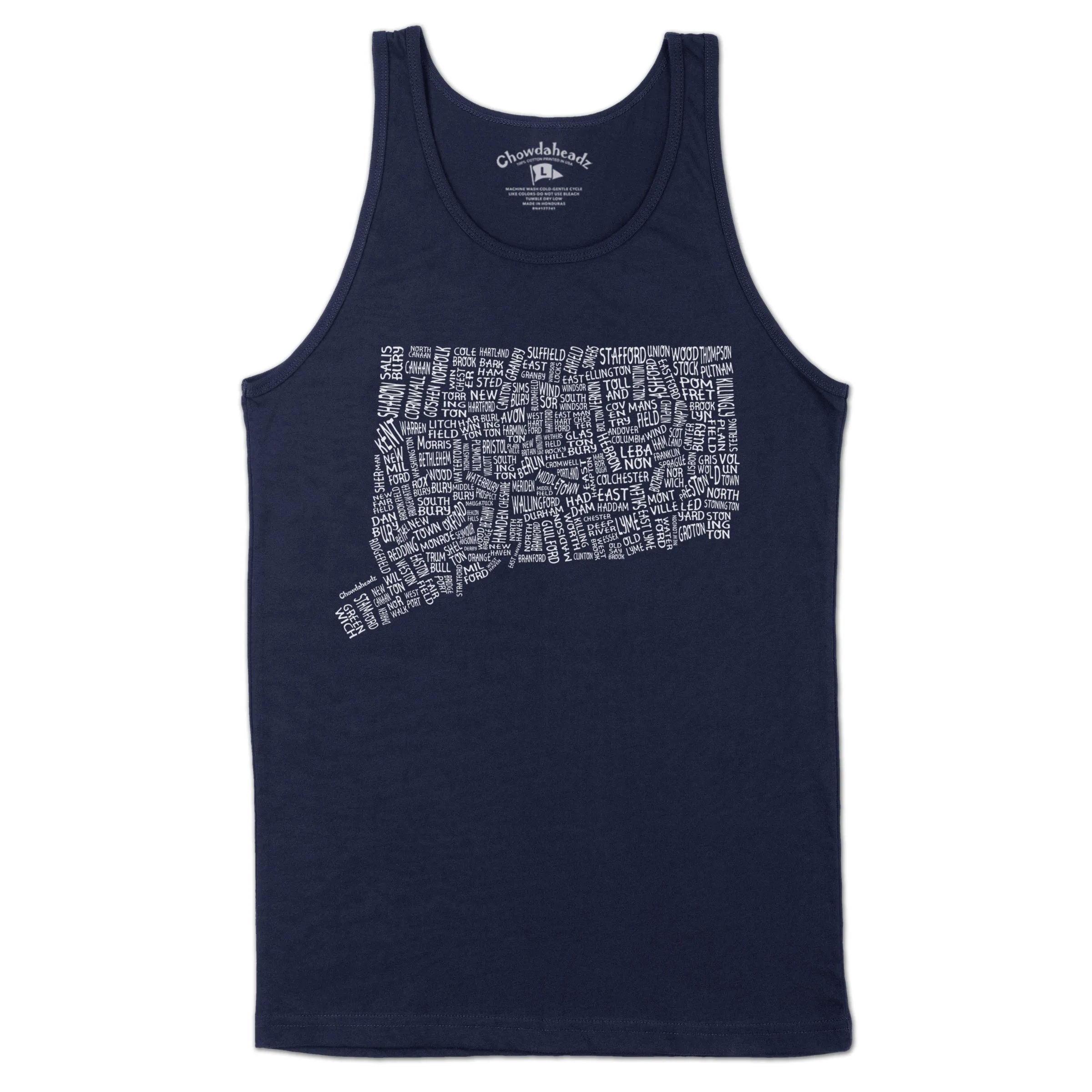 Connecticut Cities & Towns Men's Tank Top