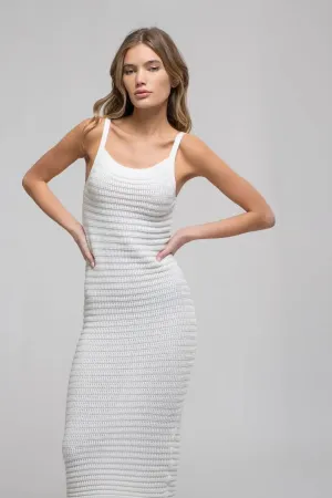 CROCHET CAMI MIDI DRESS