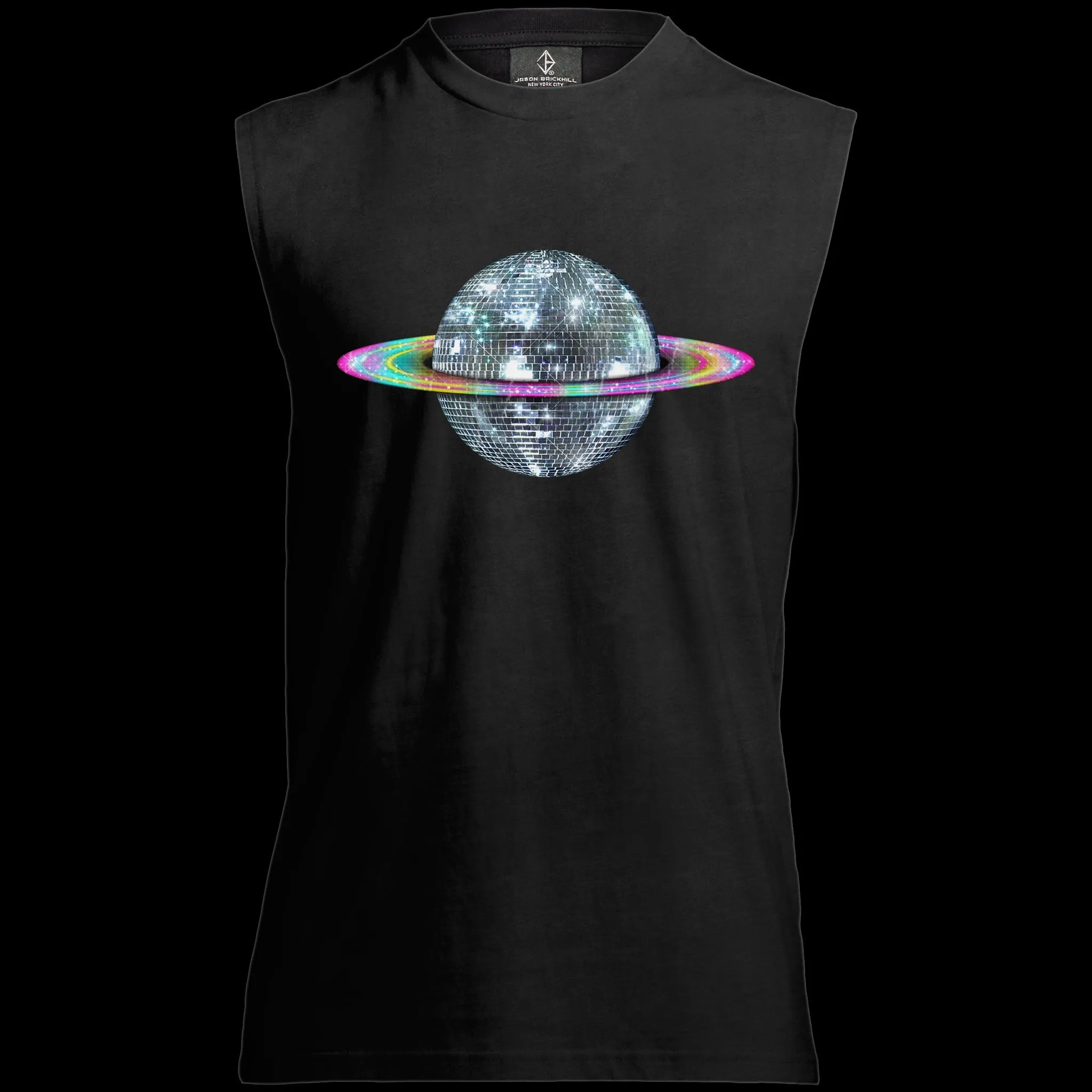 ‘Disco Planet’ Lenticular Muscle Tee