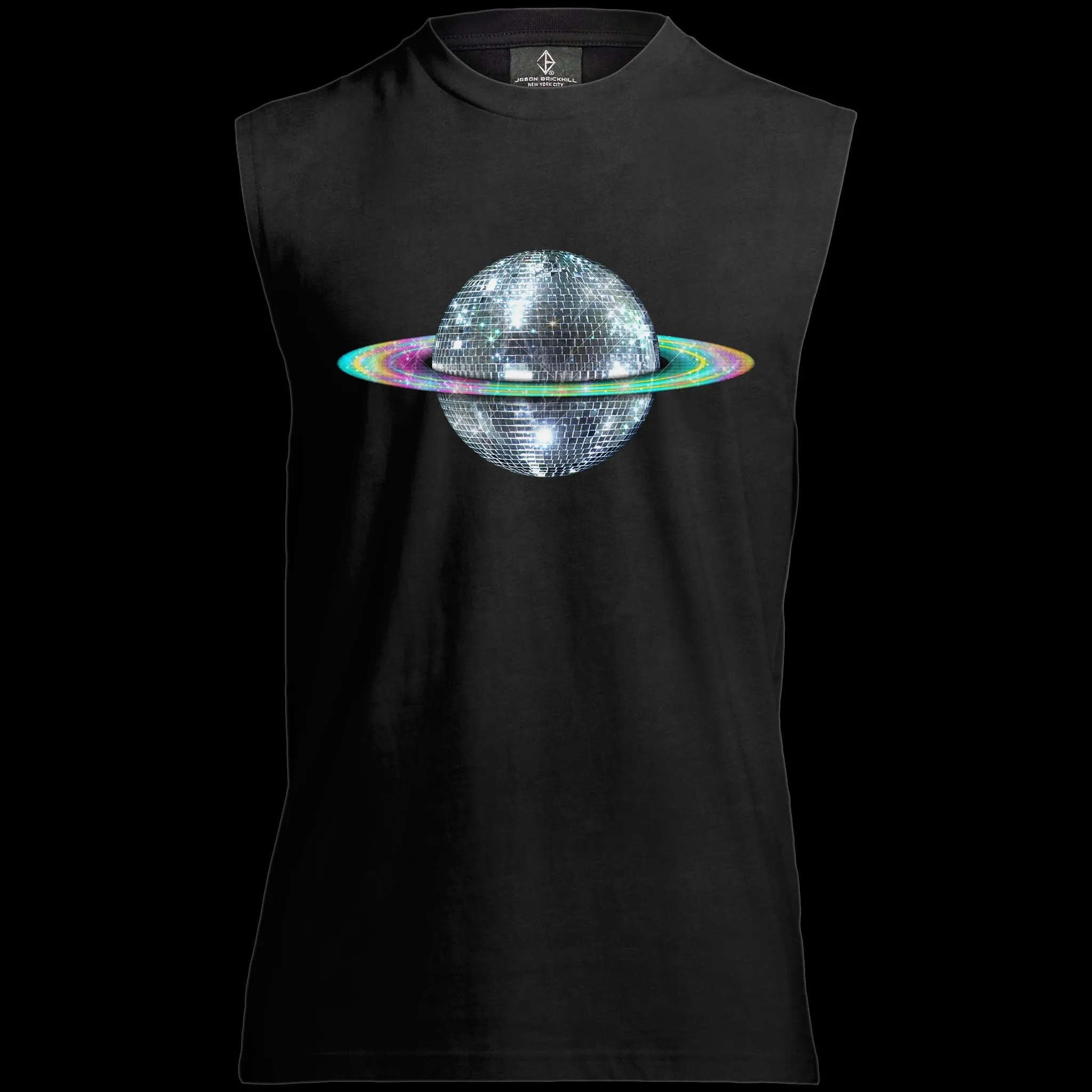 ‘Disco Planet’ Lenticular Muscle Tee
