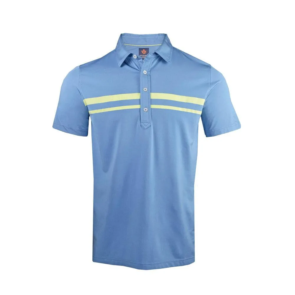 Donald Ross Mens Sport Fit Riley Polo - COASTAL/ALOE