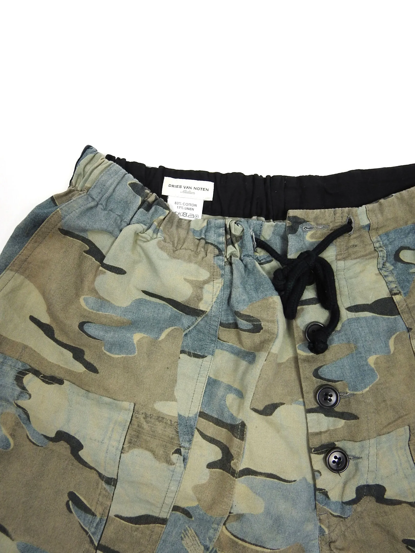 Dries Van Noten Camo Shorts Medium