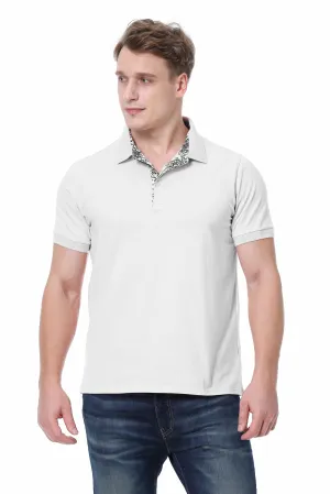 Duchamp Short Sleeve White Polo