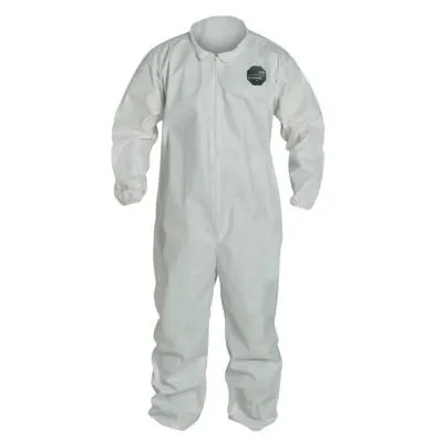 DuPont™ ProShield NexGen Coveralls with Elastic Wrists and Ankles, White, Medium, NG125S-MD