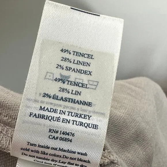 FAHERTY Arlie Day Shorts Linen Blend Safari Tan {X8}