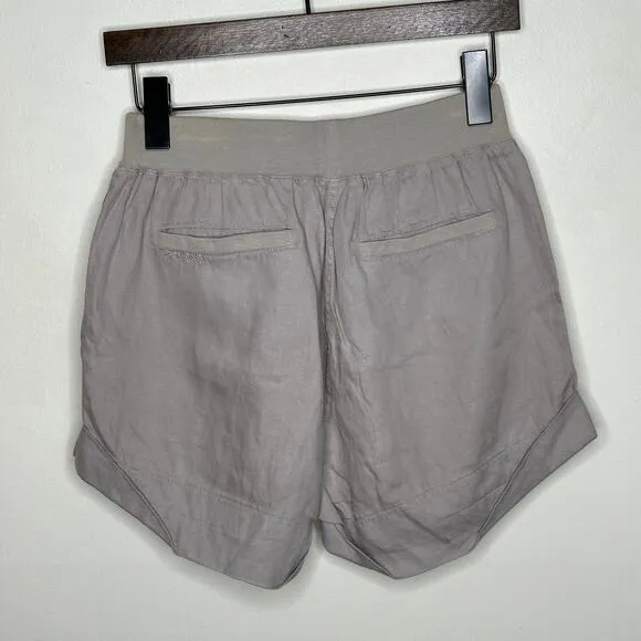 FAHERTY Arlie Day Shorts Linen Blend Safari Tan {X8}