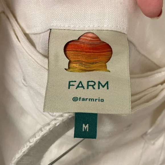 Farm rio linen shorts
