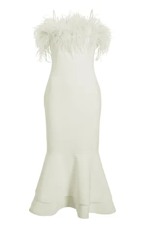 Feather Midi Aurora Dress